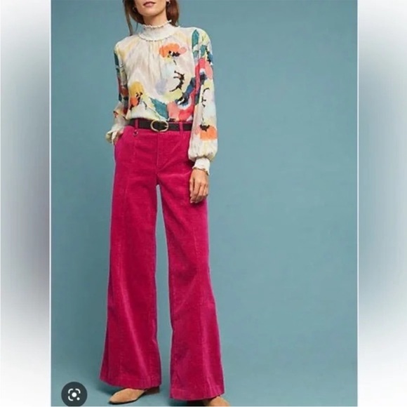 Anthropologie eat:tea wide leg corduroy pants - Picture 11 of 11